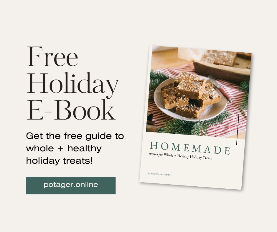 Image of a Healthy Holiday E-Book and where to find the link to download