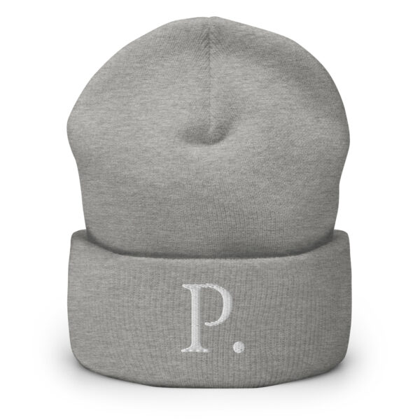 Image of a gray Potager Online Gardening Beanie