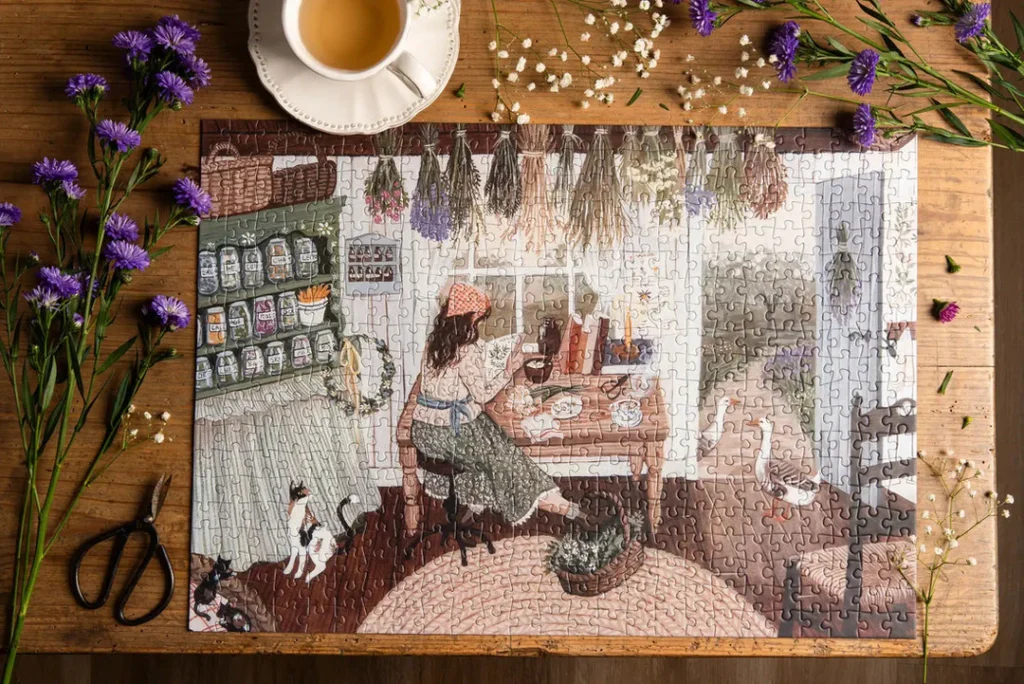 Image of a puzzle called 'The Herbalist' by Robin Pietrse.